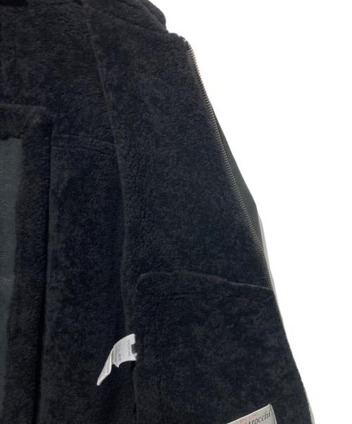 quattrocchi（クアトロッキ）quattrocchi (クアトロッキ) International Gallery (インターナショナルギャラリー) B3ムートンジャケット ブラック サイズ:46の古着・服飾アイテム