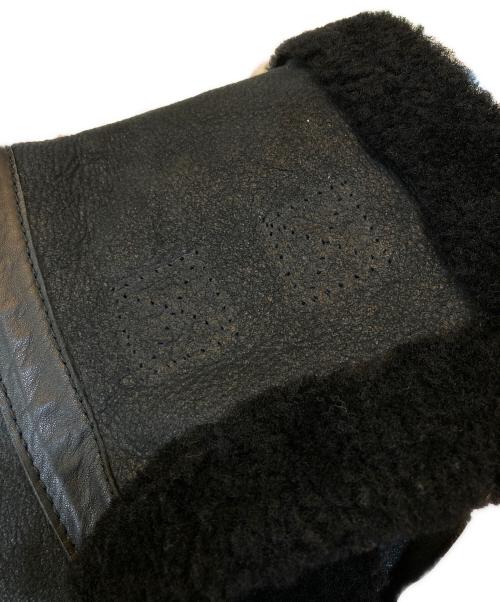 quattrocchi（クアトロッキ）quattrocchi (クアトロッキ) International Gallery (インターナショナルギャラリー) B3ムートンジャケット ブラック サイズ:46の古着・服飾アイテム