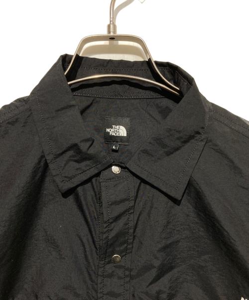 THE NORTH FACE（ザ ノース フェイス）THE NORTH FACE (ザ ノース フェイス) ロングスリーブヌプシシャツ ブラック サイズ:Ｌの古着・服飾アイテム