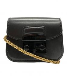 FURLA（フルラ）の古着「メトロポリスショルダーポーチ」｜ブラック