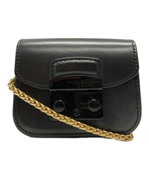 FURLA（フルラ）FURLA (フルラ) メトロポリスショルダーポーチ ブラックの古着・服飾アイテム