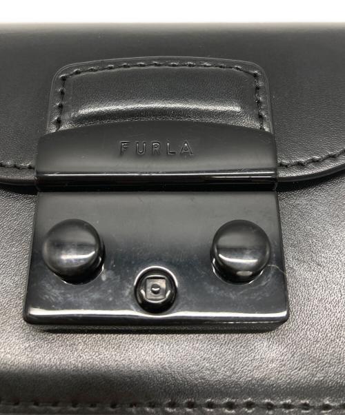 FURLA（フルラ）FURLA (フルラ) メトロポリスショルダーポーチ ブラックの古着・服飾アイテム