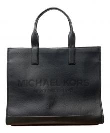MICHAEL KORS（マイケル・コース）の古着「レザートートバッグ」｜ブラック