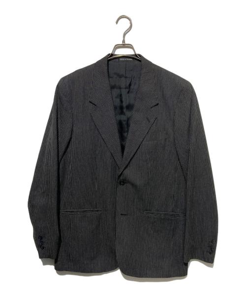 agnes b homme（アニエスベーオム）agnes b homme (アニエスベーオム) テーラードジャケット ブラック サイズ:52の古着・服飾アイテム
