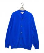 COMME des GARCONS SHIRTコムデギャルソンシャツ）の古着「ハイゲージウールニットカーディガン」｜ブルー