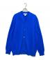 COMME des GARCONS SHIRT（コムデギャルソンシャツ）の古着「ハイゲージウールニットカーディガン」｜ブルー