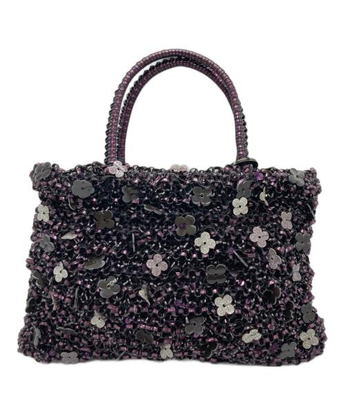 ANTEPRIMA（アンテプリマ）ANTEPRIMA (アンテプリマ) フィオリトゥーラ ワイヤーハンドバッグ パープルの古着・服飾アイテム