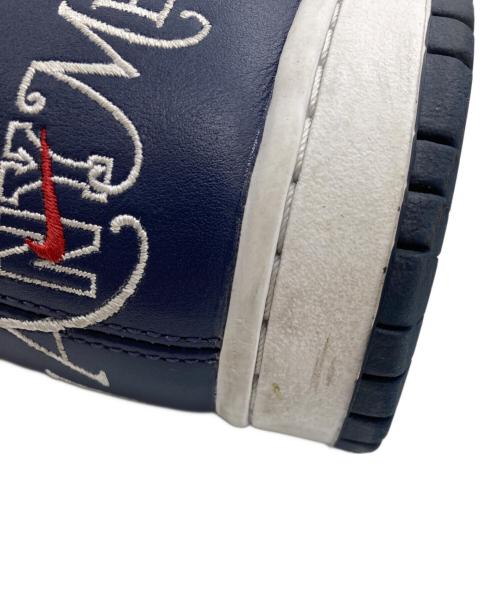 NIKE SB（ナイキエスビー）NIKE SB (ナイキエスビー) Supreme (シュプリーム) DUNK HIGH OG ハイカットスニーカー レッド×ネイビー サイズ:26.5cmの古着・服飾アイテム