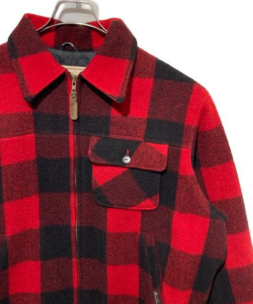 WOOLRICH（ウールリッチ）WOOLRICH (ウールリッチ) ジップアップジャケット レッド サイズ:Mの古着・服飾アイテム