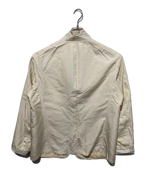 Yohji Yamamoto pour homme（ヨウジヤマモト プールオム）Yohji Yamamoto pour homme (ヨウジヤマモト プールオム) 刺し子シルクセットアップ ホワイト サイズ:Mの古着・服飾アイテム