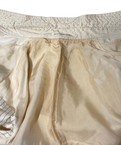 Yohji Yamamoto pour homme（ヨウジヤマモト プールオム）Yohji Yamamoto pour homme (ヨウジヤマモト プールオム) 刺し子シルクセットアップ ホワイト サイズ:Mの古着・服飾アイテム