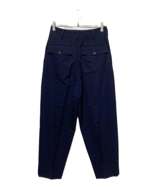 Yohji Yamamoto pour homme（ヨウジヤマモト プールオム）Yohji Yamamoto pour homme (ヨウジヤマモト プールオム) 80s ウールギャバスラックス ネイビー サイズ:Sの古着・服飾アイテム