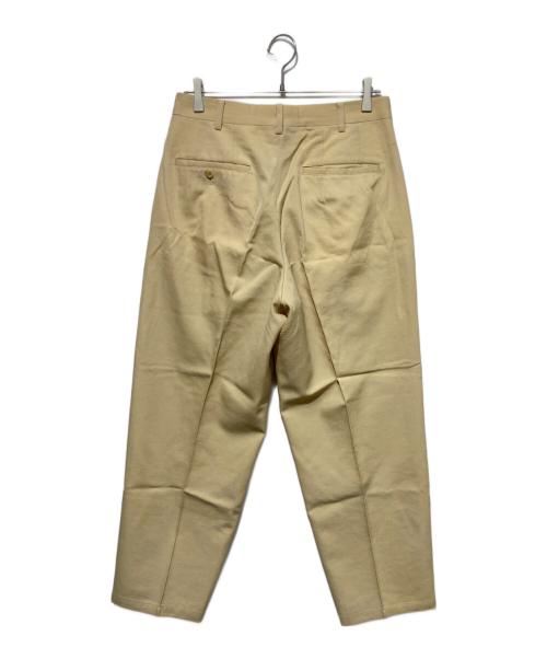Yohji Yamamoto pour homme（ヨウジヤマモト プールオム）Yohji Yamamoto pour homme (ヨウジヤマモト プールオム) タックワイドスラックス ベージュ サイズ:Sの古着・服飾アイテム