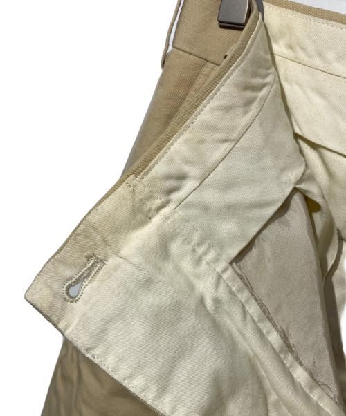 Yohji Yamamoto pour homme（ヨウジヤマモト プールオム）Yohji Yamamoto pour homme (ヨウジヤマモト プールオム) タックワイドスラックス ベージュ サイズ:Sの古着・服飾アイテム