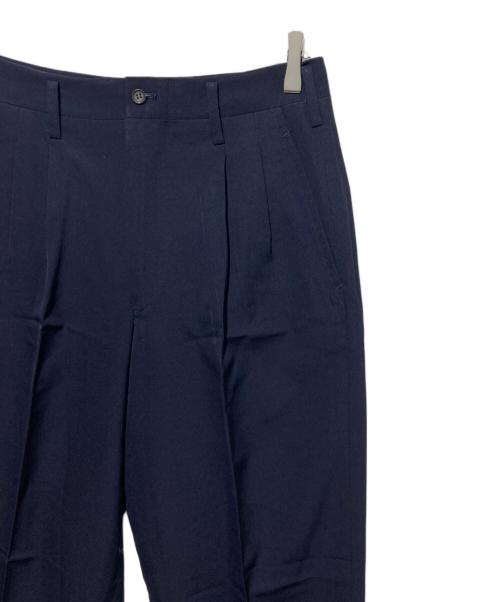 Yohji Yamamoto pour homme（ヨウジヤマモト プールオム）Yohji Yamamoto pour homme (ヨウジヤマモト プールオム) 80s ワイドタックスラックス ネイビー サイズ:Sの古着・服飾アイテム