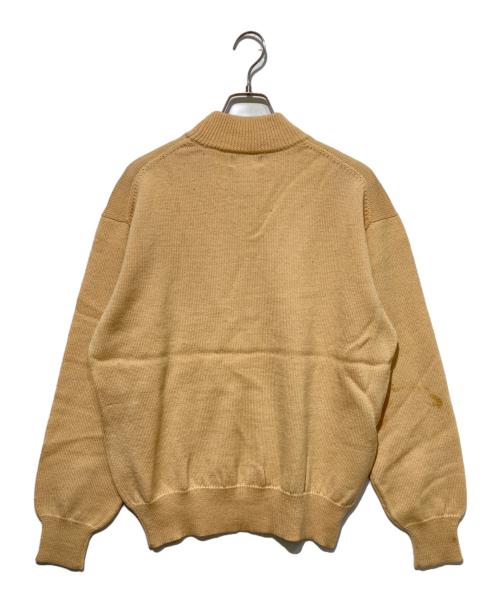 Yohji Yamamoto pour homme（ヨウジヤマモト プールオム）Yohji Yamamoto pour homme (ヨウジヤマモト プールオム) モックネックニット ベージュ サイズ:Mの古着・服飾アイテム