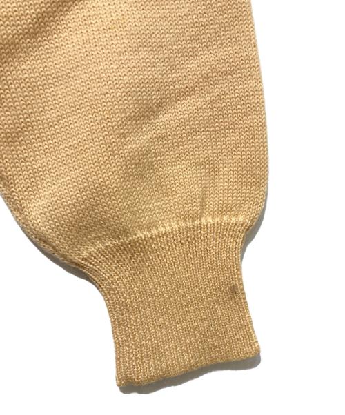 Yohji Yamamoto pour homme（ヨウジヤマモト プールオム）Yohji Yamamoto pour homme (ヨウジヤマモト プールオム) モックネックニット ベージュ サイズ:Mの古着・服飾アイテム