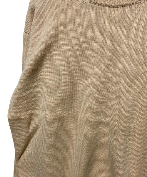 Yohji Yamamoto pour homme（ヨウジヤマモト プールオム）Yohji Yamamoto pour homme (ヨウジヤマモト プールオム) モックネックニット ベージュ サイズ:Mの古着・服飾アイテム