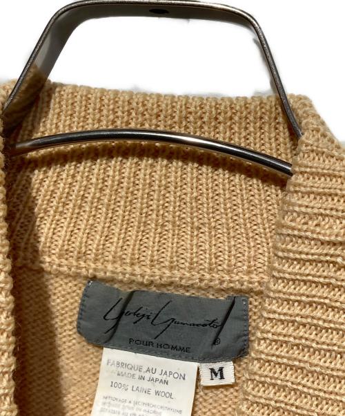 Yohji Yamamoto pour homme（ヨウジヤマモト プールオム）Yohji Yamamoto pour homme (ヨウジヤマモト プールオム) モックネックニット ベージュ サイズ:Mの古着・服飾アイテム