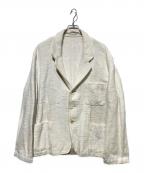 Yohji Yamamoto pour hommeヨウジヤマモト プールオム）の古着「パイルテーラードジャケット」｜ホワイト