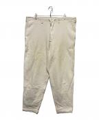 Yohji Yamamoto pour hommeヨウジヤマモト プールオム）の古着「コットンワイドパンツ」｜ホワイト