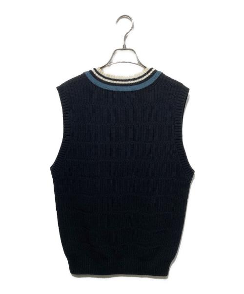 FRED PERRY（フレッドペリー）FRED PERRY (フレッドペリー) CHEVRON TILDEN VEST ブラック サイズ:Sの古着・服飾アイテム
