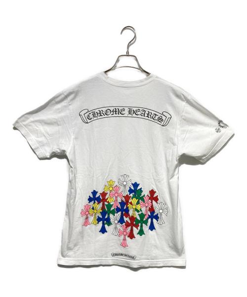 CHROME HEARTS（クロムハーツ）CHROME HEARTS (クロムハーツ) マルチセメタリークロス Tシャツ ホワイト サイズ:Mの古着・服飾アイテム