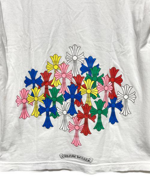 CHROME HEARTS（クロムハーツ）CHROME HEARTS (クロムハーツ) マルチセメタリークロス Tシャツ ホワイト サイズ:Mの古着・服飾アイテム