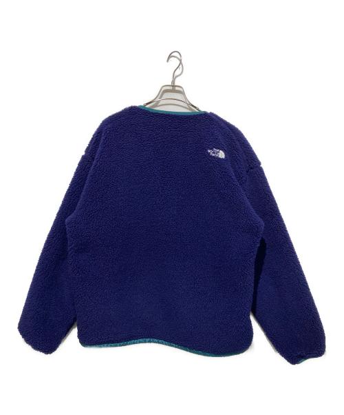 THE NORTH FACE（ザ ノース フェイス）THE NORTH FACE (ザ ノース フェイス) リバーシブルエクストリームパイルカーディガン グリーン×パープル サイズ:XLの古着・服飾アイテム