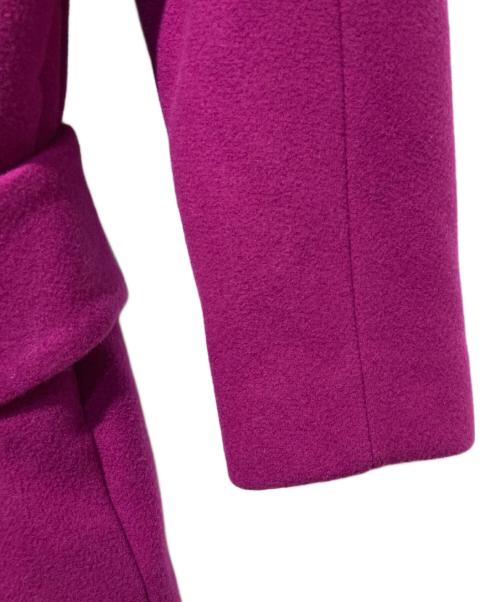 VERMEIL par iena（ヴェルメイユ パー イエナ）VERMEIL par iena (ヴェルメイユ パー イエナ) ウールコート パープル サイズ:36の古着・服飾アイテム