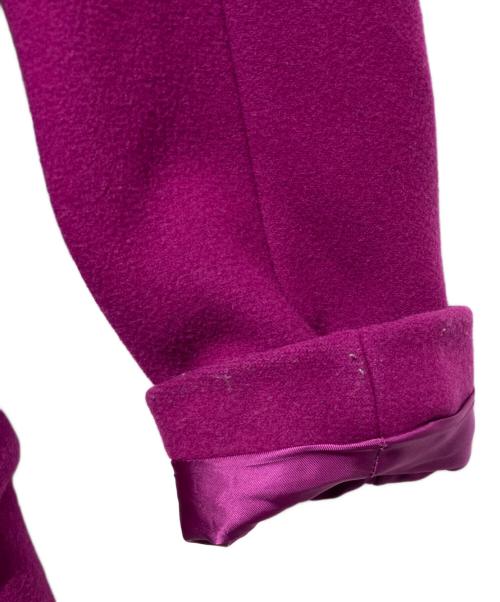 VERMEIL par iena（ヴェルメイユ パー イエナ）VERMEIL par iena (ヴェルメイユ パー イエナ) ウールコート パープル サイズ:36の古着・服飾アイテム