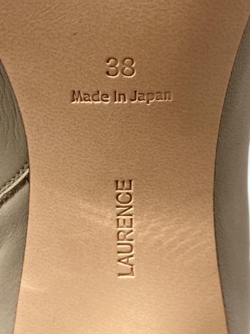 LAURENCE（ロランス）Laurence (ロランス) メタルヒール ショートブーツ ベージュ サイズ:38の古着・服飾アイテム