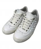 JIMMY CHOOジミーチュウ）の古着「スタースタッズスニーカー」｜ホワイト