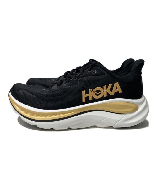 HOKA（ホカ）HOKA (ホカ) CLIFTON 10 ローカットスニーカー ブラック サイズ:27の古着・服飾アイテム