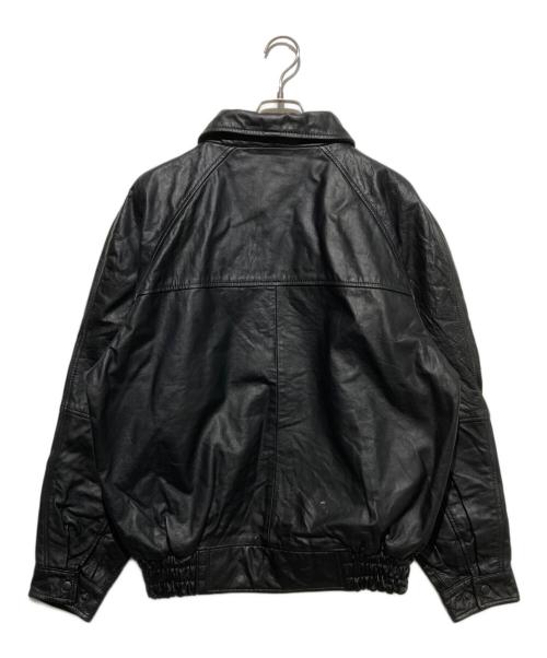 BURK'S BAY（バークスバイ）BURK'S BAY (バークスバイ) レザージャケット ブラック サイズ:Lの古着・服飾アイテム