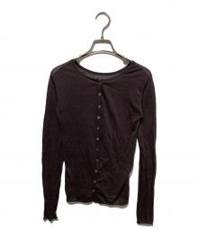 SLOBE IENA（スローブ イエナ）の古着「コットンシルク2wayカーディガン」｜ブラウン