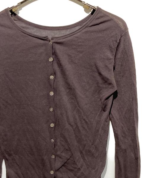 SLOBE IENA（スローブ イエナ）SLOBE IENA (スローブ イエナ) コットンシルク2wayカーディガン ブラウン サイズ:Freeの古着・服飾アイテム