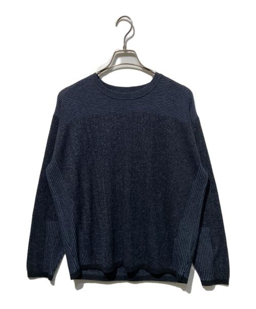 stussy（ステューシー）stussy (ステューシー) ENGINEERED PANEL SWEATER ブラック サイズ:Ｓの古着・服飾アイテム