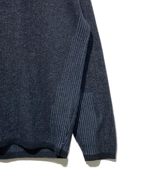 stussy（ステューシー）stussy (ステューシー) ENGINEERED PANEL SWEATER ブラック サイズ:Ｓの古着・服飾アイテム