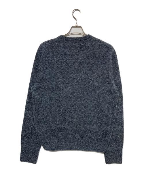 FRED PERRY（フレッドペリー）FRED PERRY (フレッドペリー) bouclé crew-neck sweater グレー サイズ:Lの古着・服飾アイテム