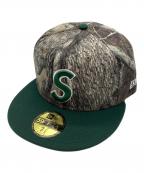 SUPREME×New Eraシュプリーム×ニューエラ）の古着「Reaper S Logo キャップ」｜カーキ