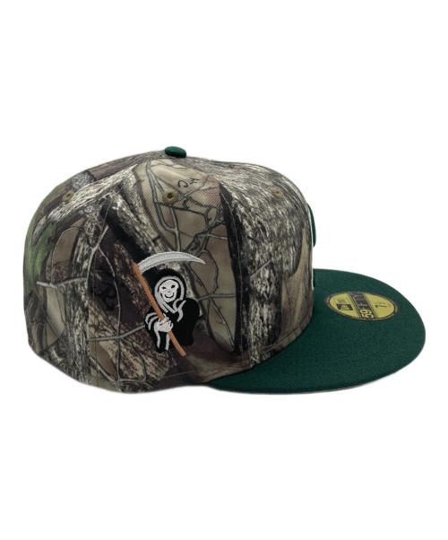 SUPREME（シュプリーム）Supreme (シュプリーム) New Era (ニューエラ) Reaper S Logo キャップ カーキ サイズ:7 1/2の古着・服飾アイテム