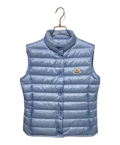 MONCLER（モンクレール）MONCLER (モンクレール) LIANE ダウンベスト ブルーの古着・服飾アイテム