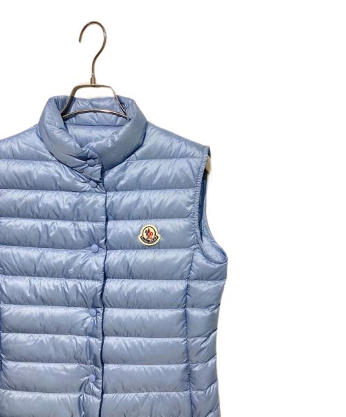 MONCLER（モンクレール）MONCLER (モンクレール) LIANE ダウンベスト ブルーの古着・服飾アイテム
