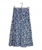 HERALBONYヘラルボニー）の古着「フレアスカート「アオの世界」」｜ブルー