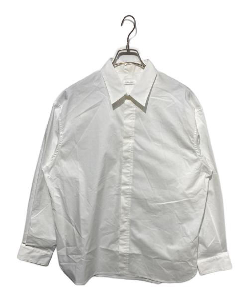 HERALBONY（ヘラルボニー）HERALBONY (ヘラルボニー) スカーフループ付きベーシックシャツ ホワイト サイズ:Fの古着・服飾アイテム