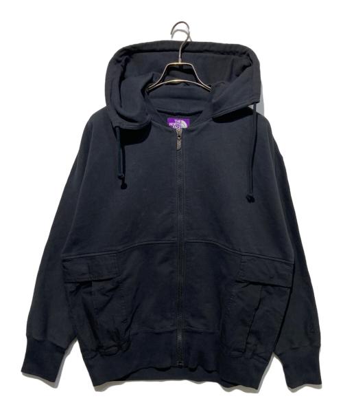 THE NORTHFACE PURPLELABEL（ザ・ノースフェイス パープルレーベル）THE NORTHFACE PURPLELABEL (ザ・ノースフェイス パープルレーベル) 11oz Zip Up Hoodie ブラック サイズ:Mの古着・服飾アイテム