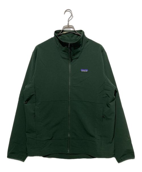 Patagonia（パタゴニア）Patagonia (パタゴニア) R1 テックフェイス・ジャケット グリーン サイズ:XLの古着・服飾アイテム