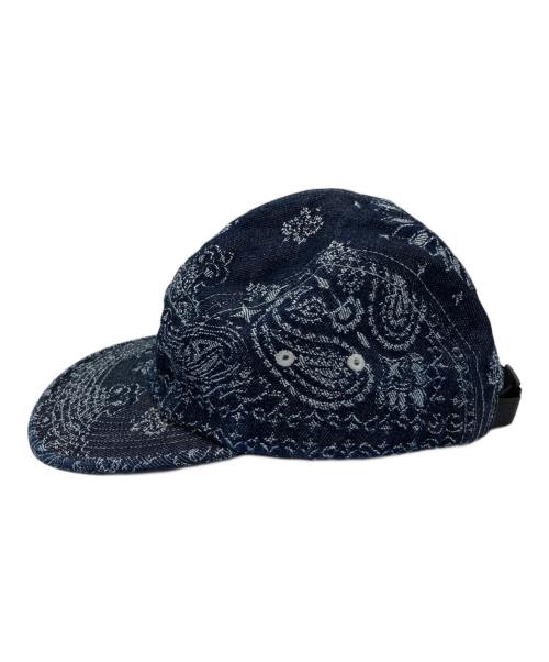 SUPREME（シュプリーム）SUPREME (シュプリーム) Bandana Jacquard Denim Camp Cap インディゴの古着・服飾アイテム