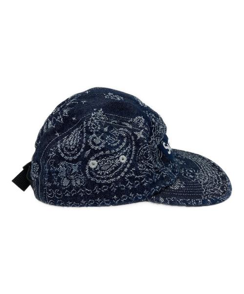 SUPREME（シュプリーム）SUPREME (シュプリーム) Bandana Jacquard Denim Camp Cap インディゴの古着・服飾アイテム